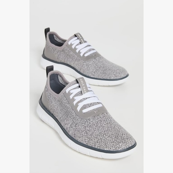 Cole Haan Zerogrand Mens size 8 Glacier Grey Stitchlite Knit Slip On - Picture 3 of 7